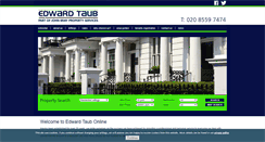 Desktop Screenshot of edwardtaub.co.uk